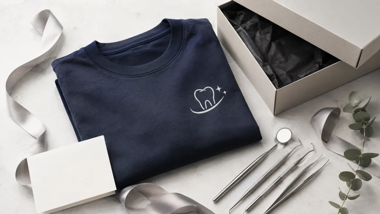 Кастомна футболка для стоматолога як подарунок або merch для клініки